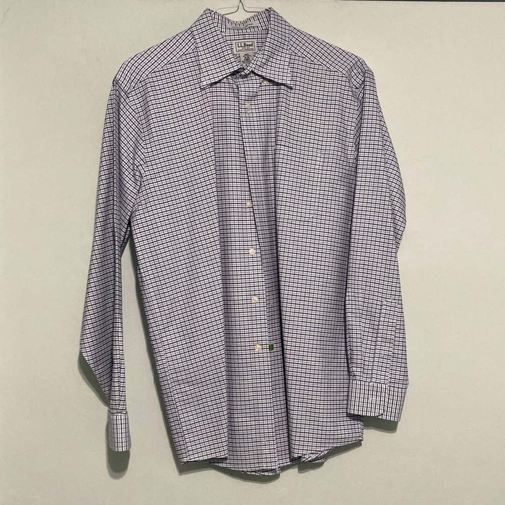 LL Beans Mens Dress Shirt NEVER WORN